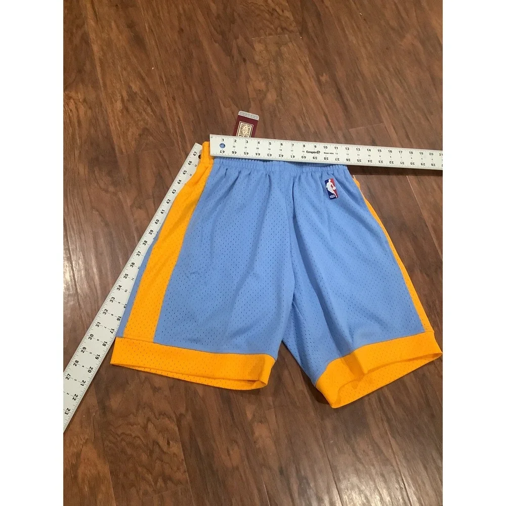 Mitchell & Ness Men's NBA Swingman Shorts Los Angeles Lakers 2001 Retail $80